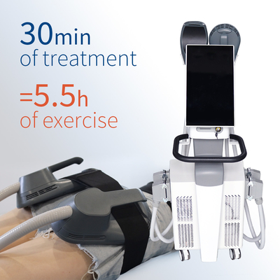 Salon sử dụng 14 Tesla EMS Body Sculpting Slimming Machine 4/5 Kẹp RF Type For Beauty