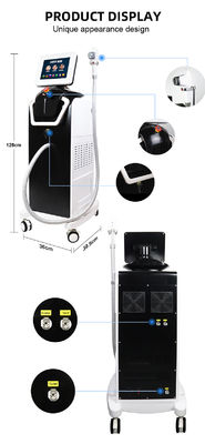 Máy triệt lông đi-ốt bằng sợi quang 755nm 808nm 1064nm