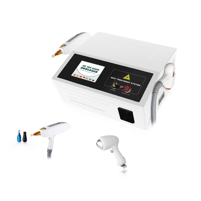 Nd YAG Picosecond Laser Xóa hình xăm Máy làm đẹp đa chức năng 808nm 2 trong 1